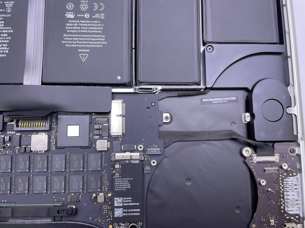 MacBook Pro A1398 2015 Logic Board replacement - TechToro.io